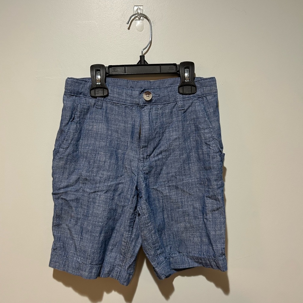 Wonder Nation Kids Blue Linen Shorts